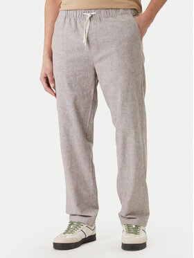 Tommy Jeans Medžiaginės kelnės · Smėlio · Slim Fit