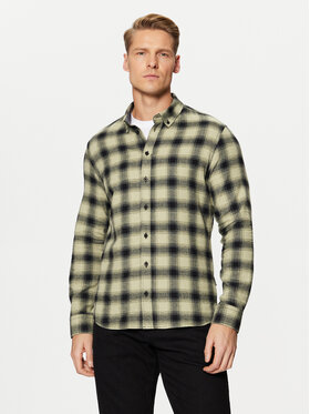 Blend Marškiniai · Žalia · Slim Fit