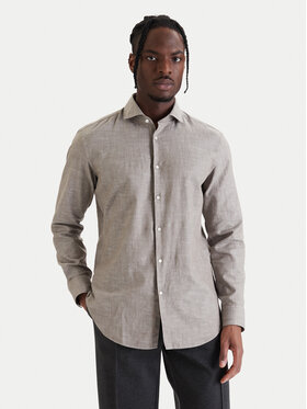 HUGO Marškiniai · Smėlio · Slim Fit