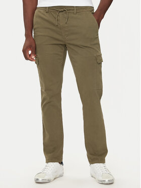 Pepe Jeans Medžiaginės kelnės · Žalia · Slim Fit