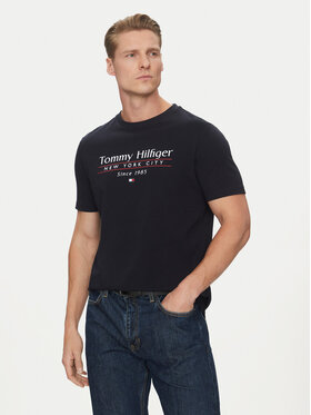 Tommy Hilfiger Marškinėliai · Tamsiai mėlyna