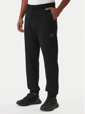 HUGO Sportinės kelnės · Juoda · Relaxed Fit