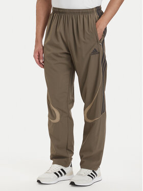 adidas Sportinės kelnės · Chaki · Relaxed Fit