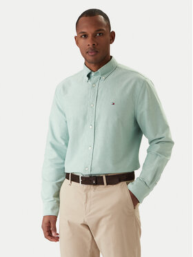 Tommy Hilfiger Marškiniai · Žalia · Regular Fit