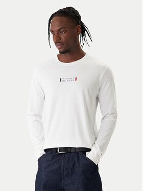 Tommy Hilfiger Marškinėliai ilgomis rankovėmis · Balta