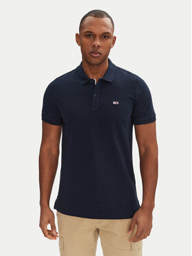 Tommy Jeans Polo marškinėliai · Tamsiai mėlyna