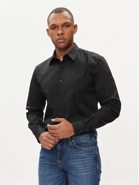 Guess Marškiniai · Juoda · Slim Fit