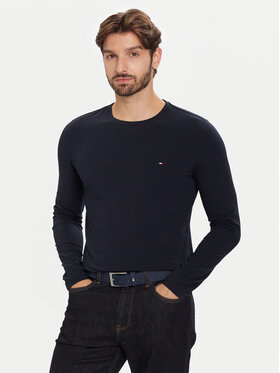 Tommy Hilfiger Marškinėliai ilgomis rankovėmis · Tamsiai mėlyna