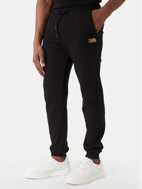 KARL LAGERFELD Sportinės kelnės · Juoda · Regular Fit