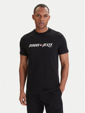 Tommy Jeans Marškinėliai · Juoda