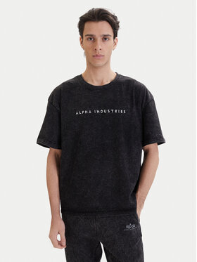 Alpha Industries Marškinėliai · Juoda