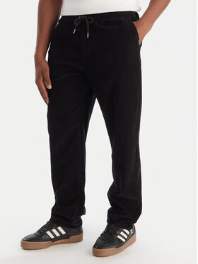 Quiksilver Medžiaginės kelnės Taxer EQYNP03315 Juoda