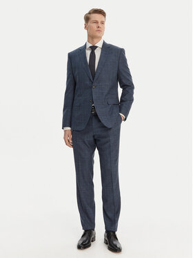 BOSS Kostiumas · Tamsiai mėlyna · Slim Fit