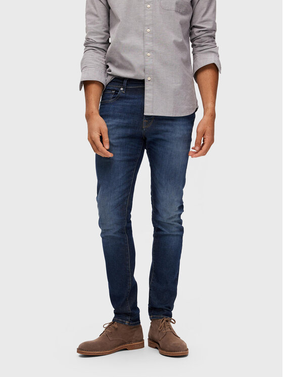 Selected Homme Džinsai · Mėlyna · Slim Fit