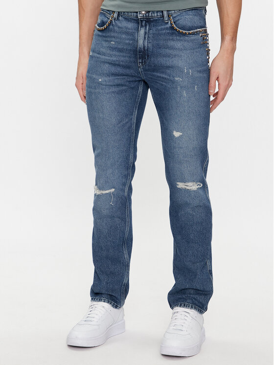 HUGO Džinsai · Mėlyna · Slim Fit