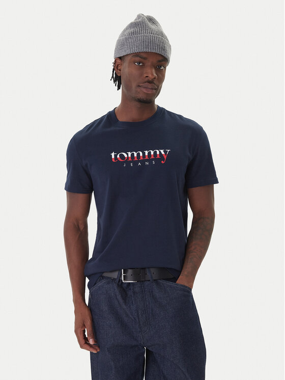 Tommy Jeans Marškinėliai · Tamsiai mėlyna