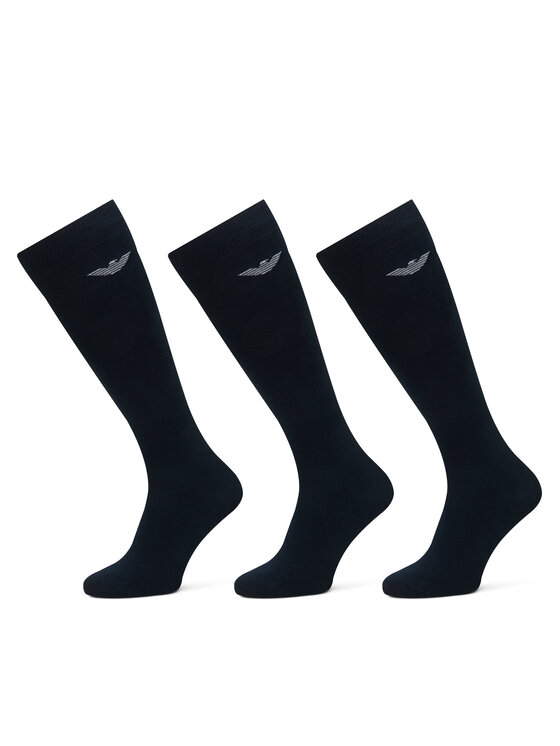 Emporio Armani Underwear Ilgos kojinės · Tamsiai mėlyna