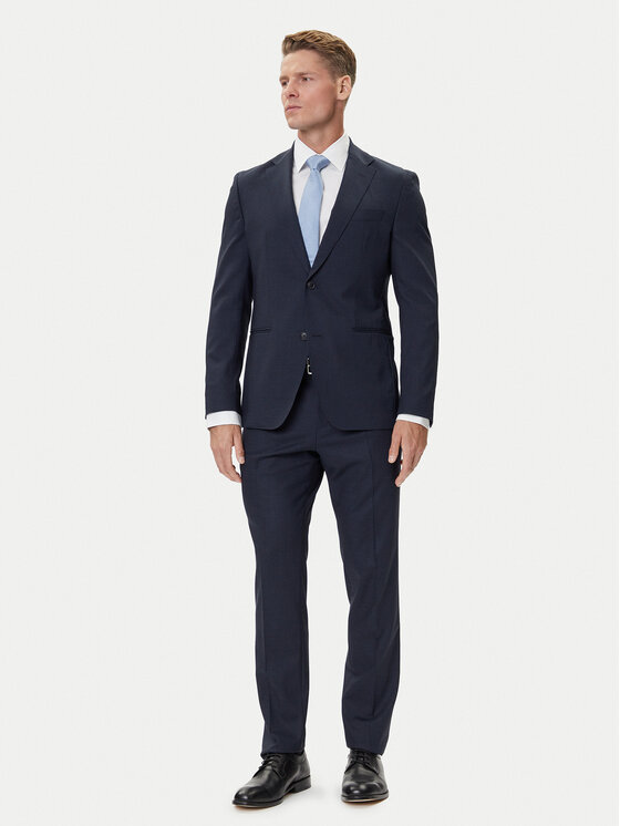 BOSS Kostiumas · Tamsiai mėlyna · Slim Fit