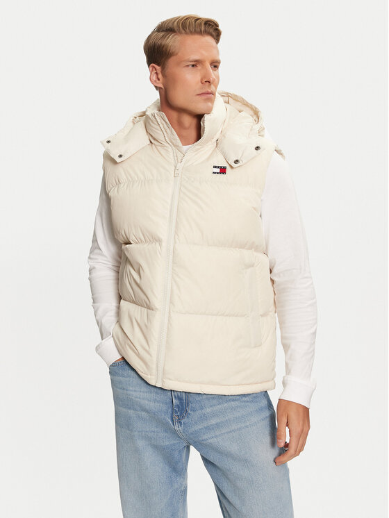 Tommy Jeans Sportinė liemenė · Smėlio