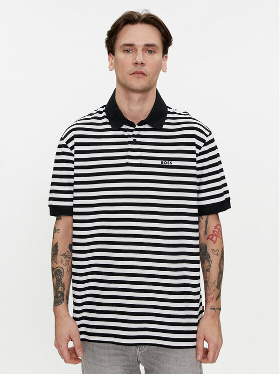 BOSS Polo marškinėliai · Juoda