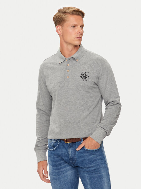 Brave Soul Polo marškinėliai · Pilka