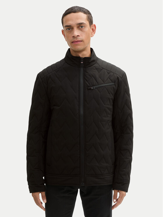 Tom Tailor Demisezoninė striukė · Juoda