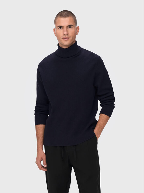 Only & Sons Golfas · Tamsiai mėlyna