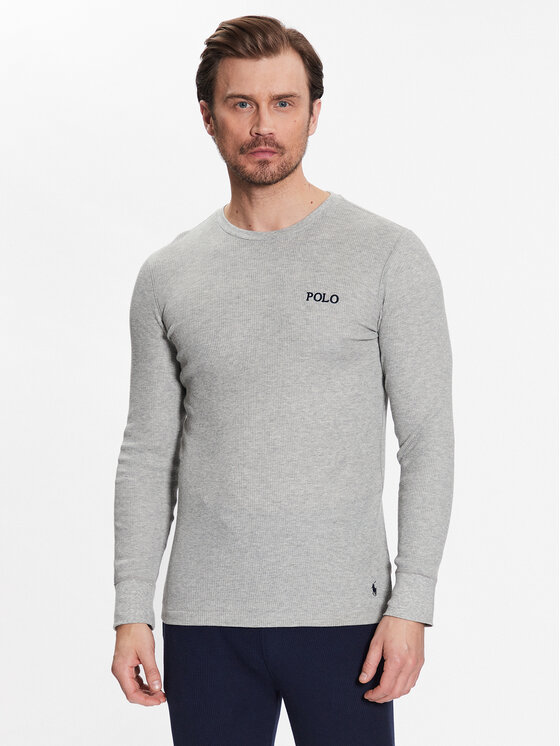 Polo Ralph Lauren Marškinėliai ilgomis rankovėmis · Pilka