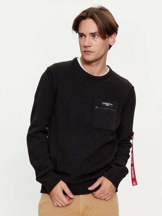 Aeronautica Militare Megztinis · Juoda