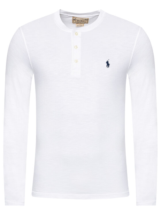Kodas 20MAY Polo Ralph Lauren Marškinėliai ilgomis rankovėmis · Balta