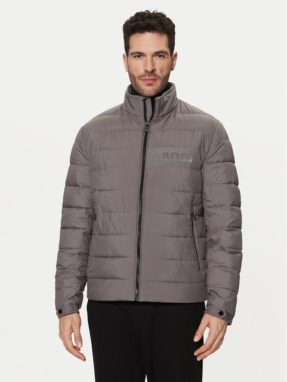 BOSS Demisezoninė striukė · Pilka