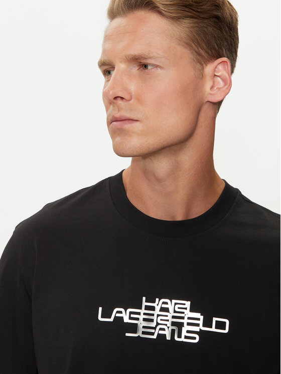 Karl Lagerfeld Jeans Marškinėliai · Juoda