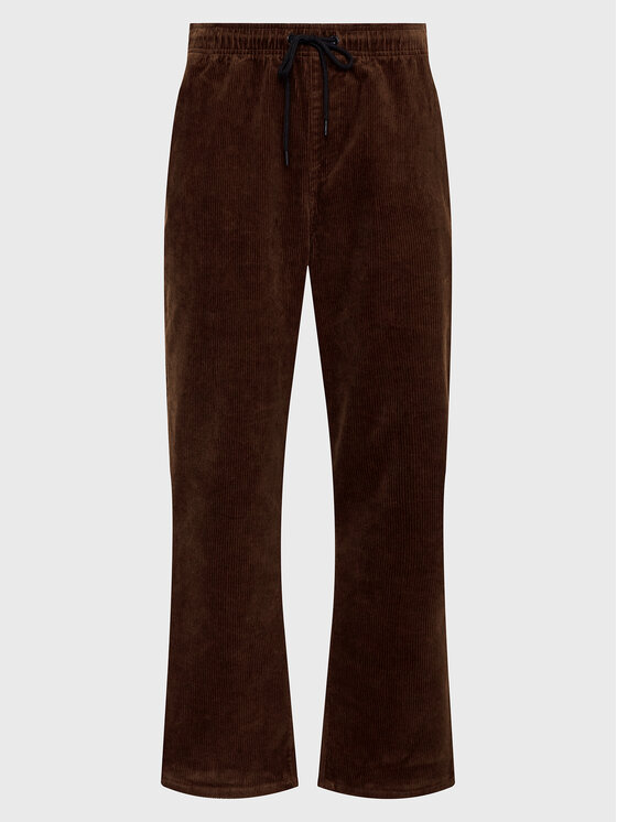 Volcom Medžiaginės kelnės · Ruda · Relaxed Fit