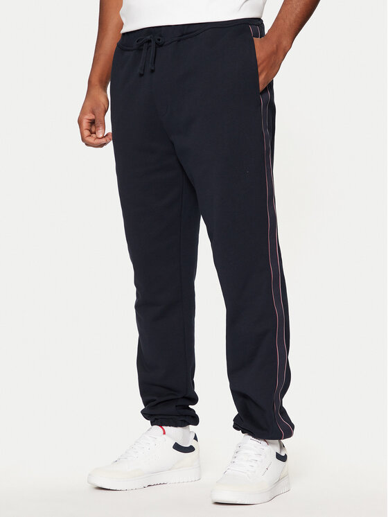 Tommy Hilfiger Sportinės kelnės · Tamsiai mėlyna · Regular Fit