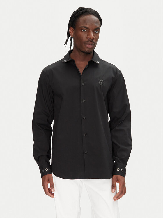 Just Cavalli Marškiniai · Juoda · Relaxed Fit