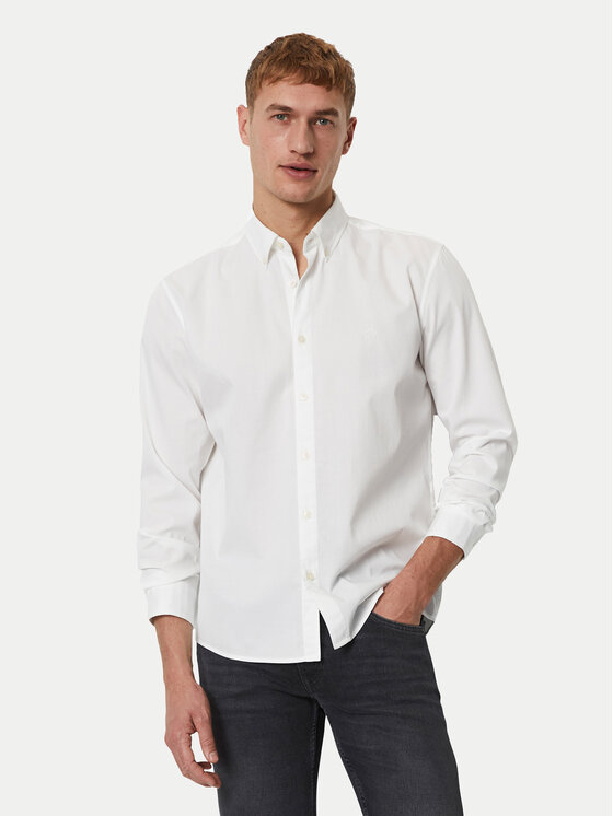 Marc O'Polo Marškiniai · Balta · Regular Fit