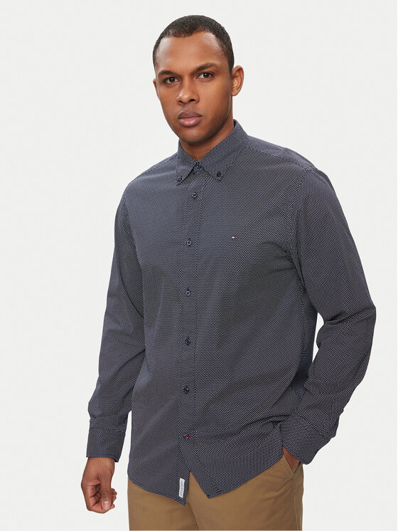 Tommy Hilfiger Marškiniai · Tamsiai mėlyna · Regular Fit