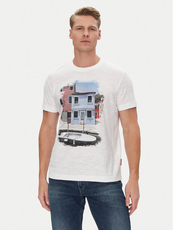 JOOP! Jeans Marškinėliai · Balta