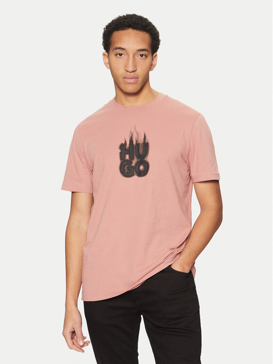 HUGO Marškinėliai · Rožinė