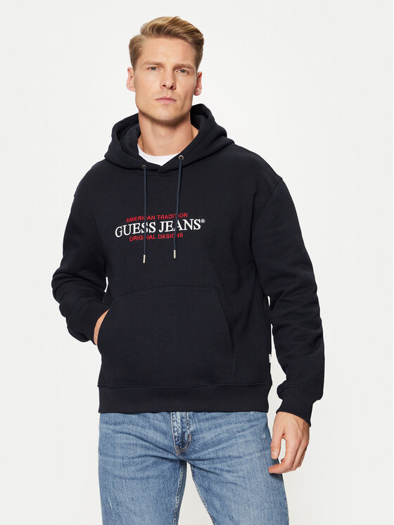 Guess Jeans Džemperis · Tamsiai mėlyna