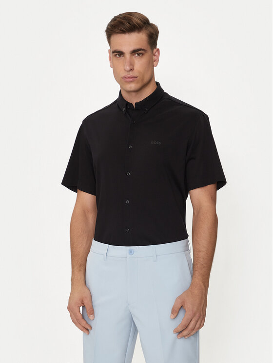BOSS Marškiniai · Juoda · Regular Fit