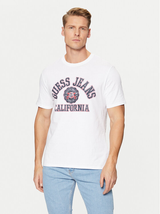 Guess Jeans Marškinėliai · Balta