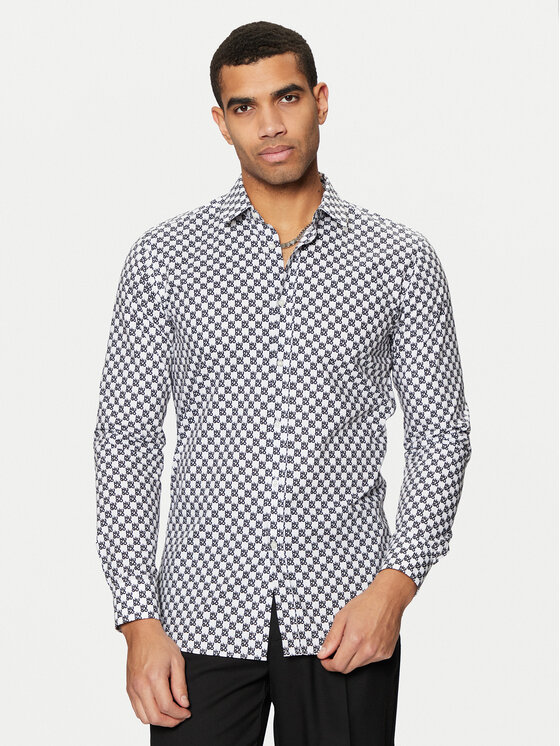 HUGO Marškiniai · Juoda · Extra Slim Fit