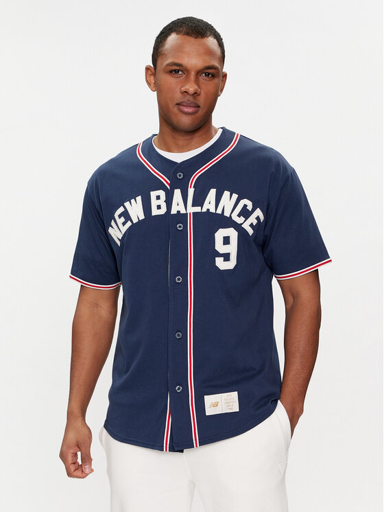 New Balance Marškiniai · Tamsiai mėlyna · Relaxed Fit