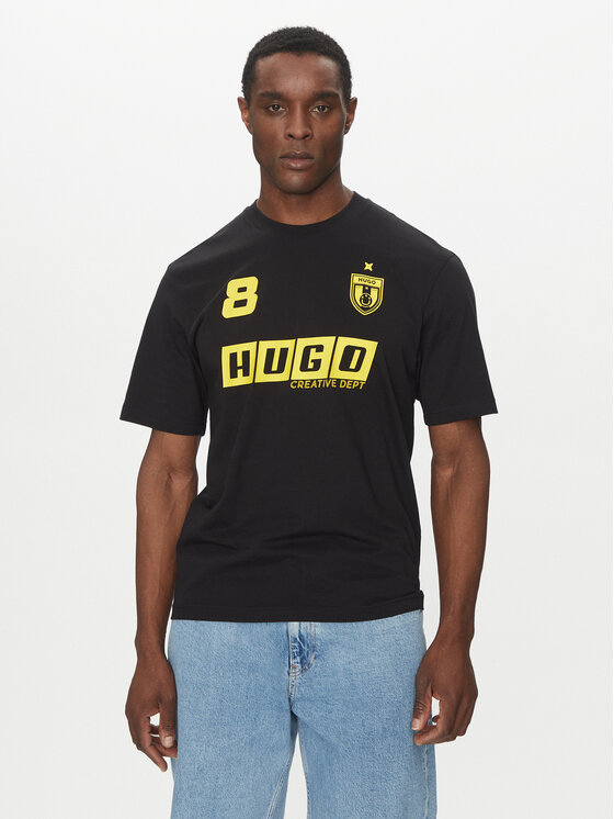 HUGO Marškinėliai · Juoda