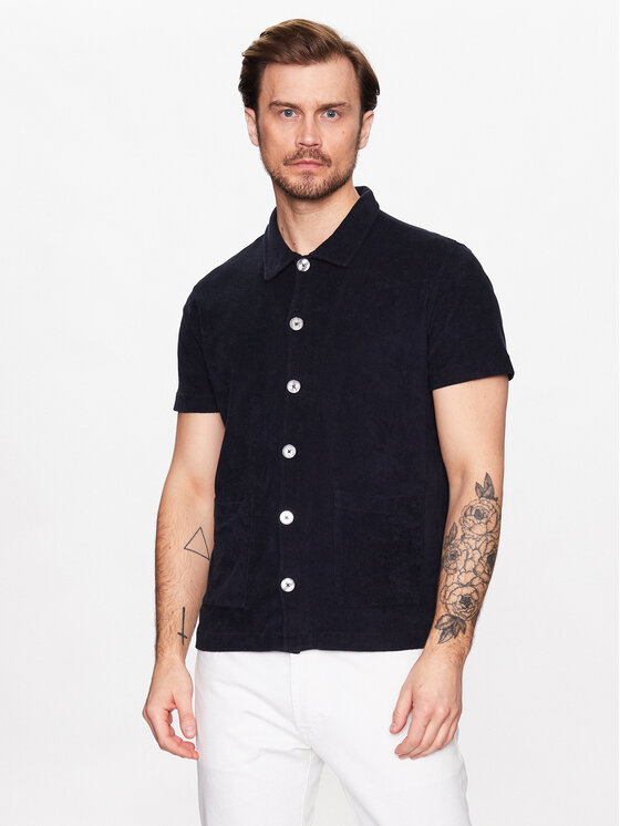 Oscar Jacobson Marškiniai · Tamsiai mėlyna · Regular Fit