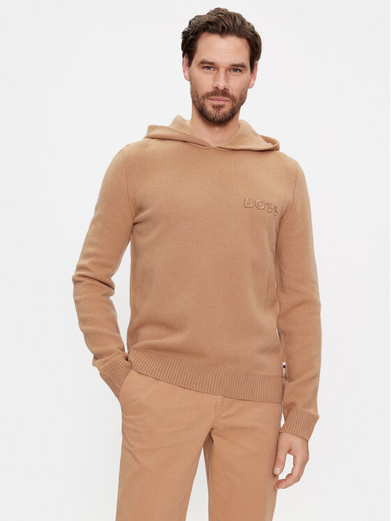 BOSS Megztinis · Smėlio