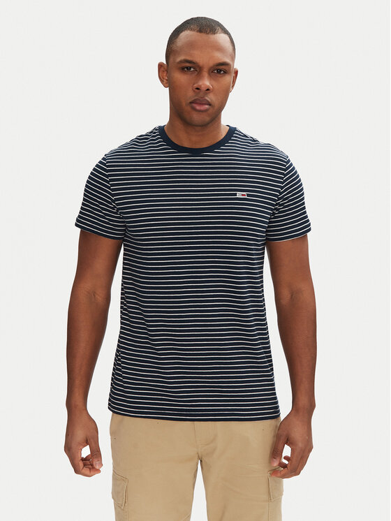 Tommy Jeans Marškinėliai · Tamsiai mėlyna