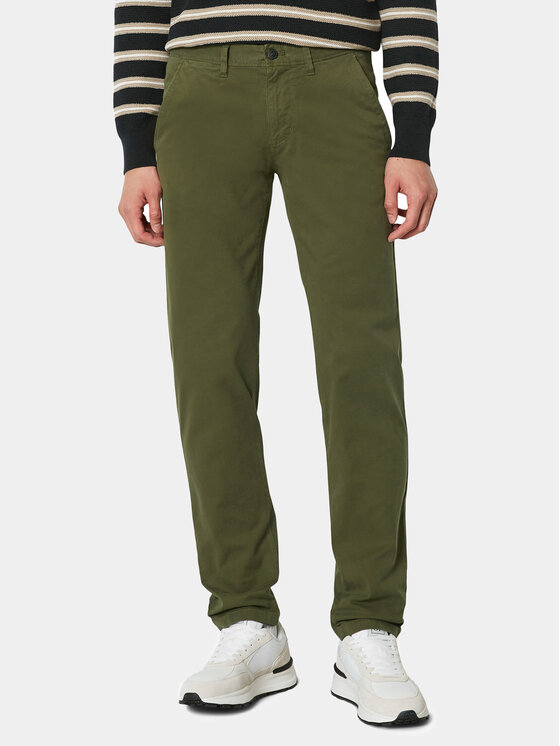 Marc O'Polo Chinos kelnes · Žalia · Slim Fit