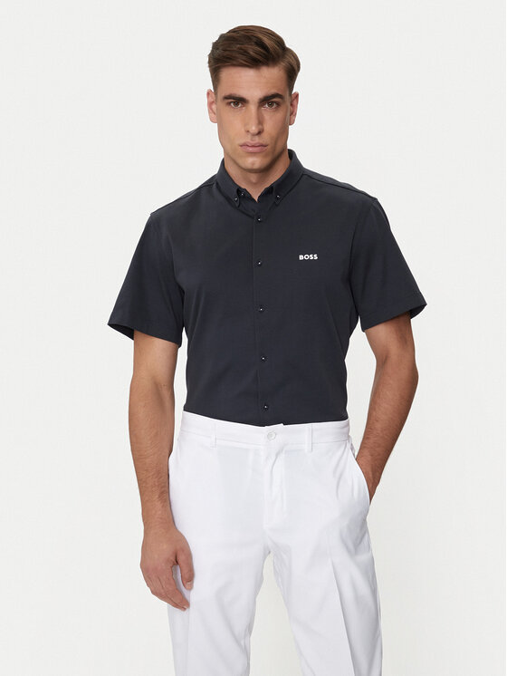 BOSS Marškiniai · Tamsiai mėlyna · Regular Fit